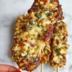 Garlic Parmesan Chicken Skewers Recipe