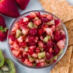 Fruit Salsa with Cinnamon Sugar Tortilla Chips Recipe