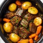 Crock Pot Roast with Potatoes and Carrots Recipe