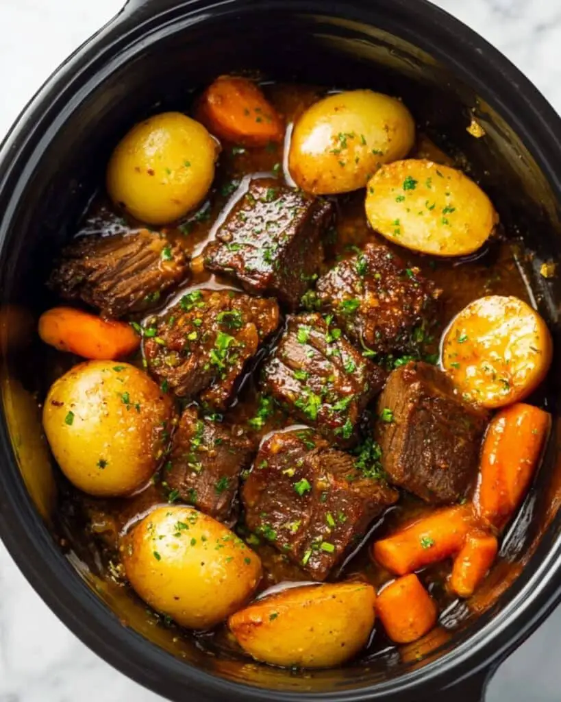 Crock Pot Roast with Potatoes and Carrots Recipe
