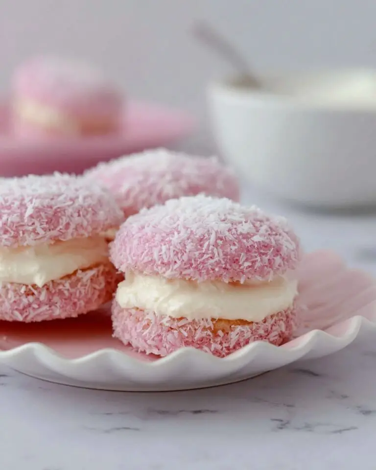Raspberry & Cream Jelly Cakes Recipe