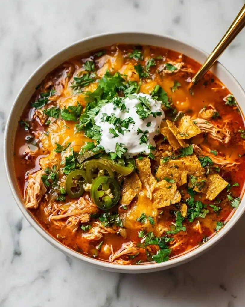 Healthy Chicken Tortilla Soup Recipe