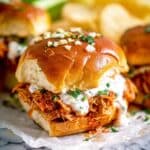Easy Buffalo Chicken Sliders Recipe