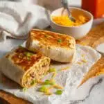 Cheesy Garlic Chicken Wraps Recipe