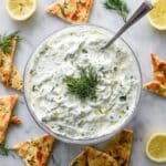 Easy 10 Minute Healthy Tzatziki Sauce Recipe