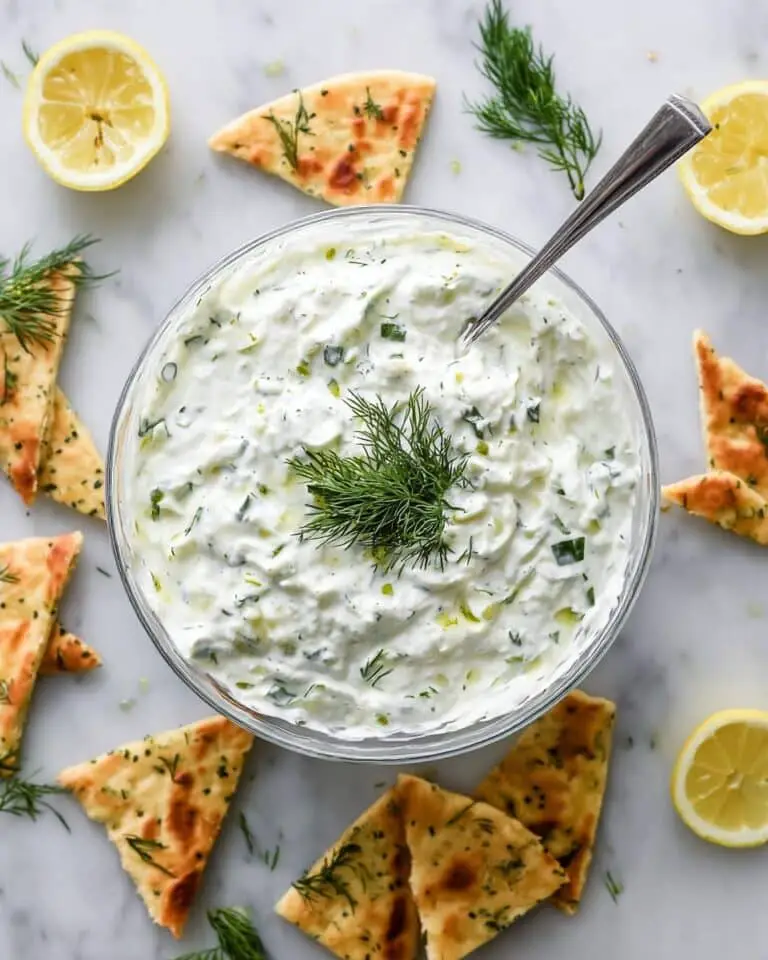 Easy 10 Minute Healthy Tzatziki Sauce Recipe