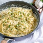 One Pan Garlic Parmesan Pasta Recipe
