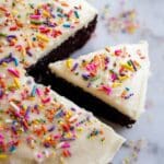 Single Layer Funfetti Cake Recipe