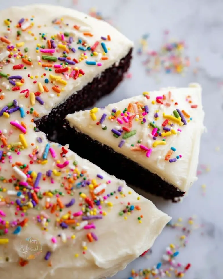 Single Layer Funfetti Cake Recipe