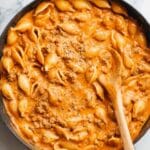 Creamy Beef and Shells Recipe
