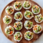 Sushi Cups: Bite-Sized Veggie-Stuffed Sushi Appetizer Recipe