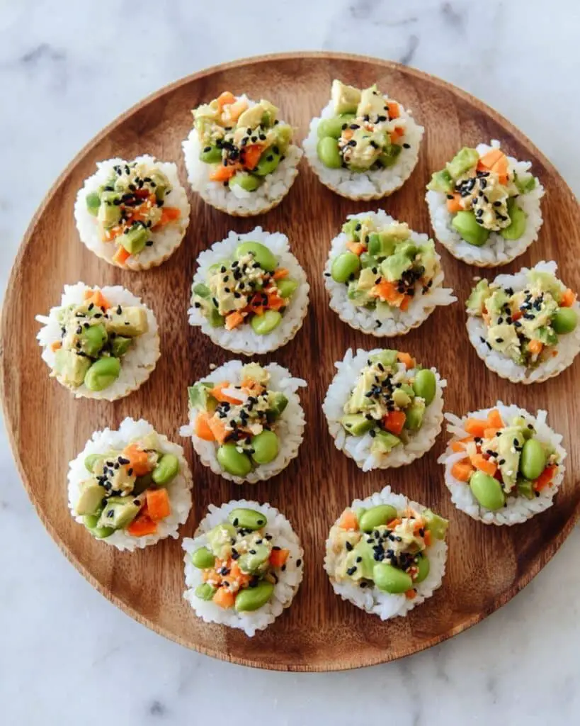 Sushi Cups: Bite-Sized Veggie-Stuffed Sushi Appetizer Recipe