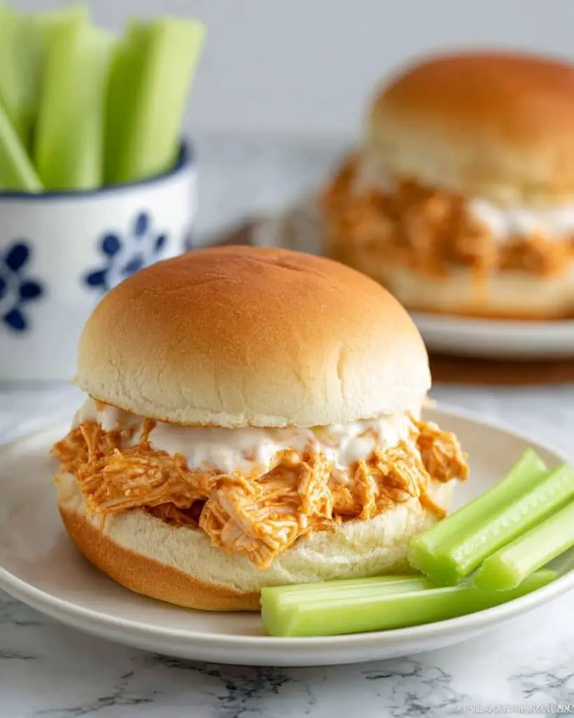 Crock Pot Buffalo Chicken Sliders Recipe