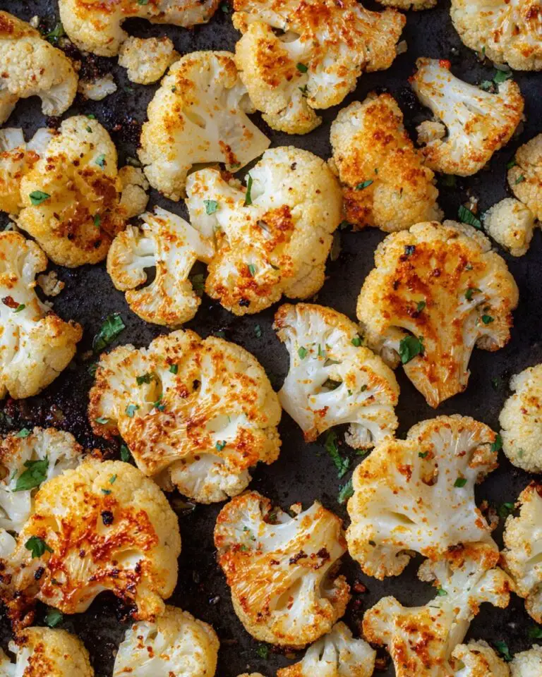 Oven Roasted Cauliflower Recipe