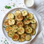 Crispy Baked Zucchini Chips Recipe