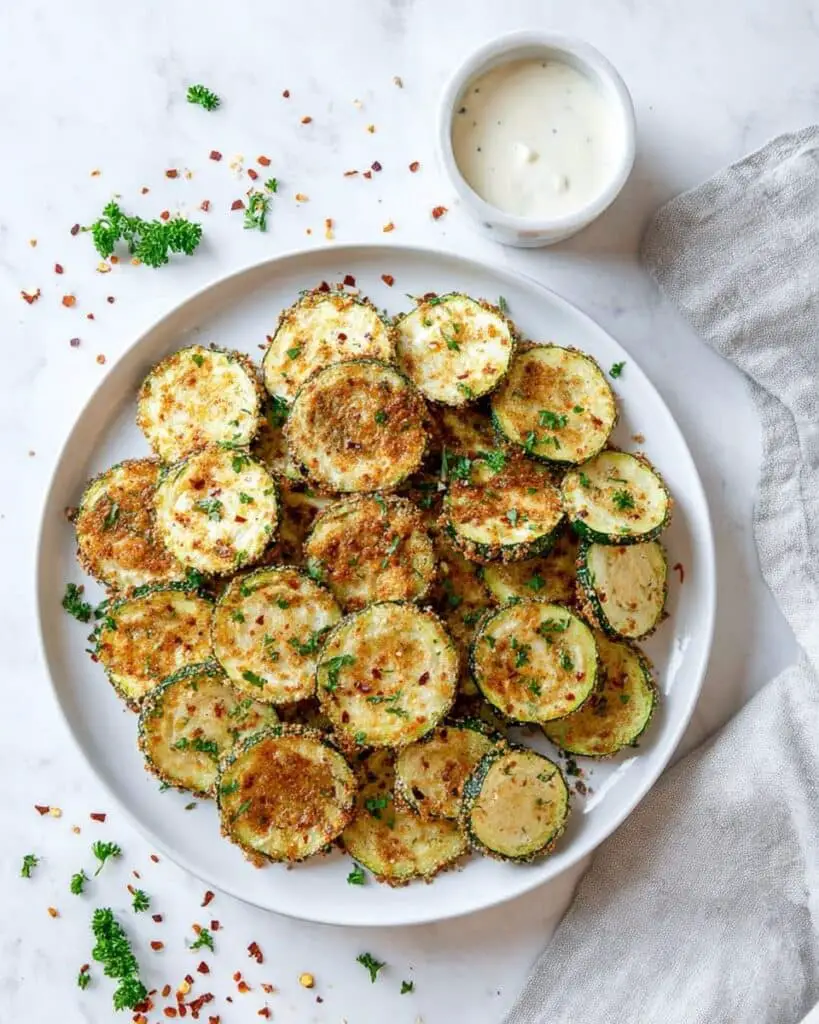 Crispy Baked Zucchini Chips Recipe