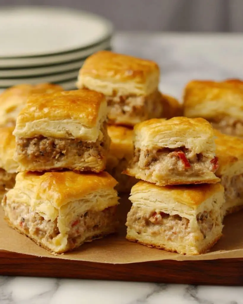 3-Ingredient Crescent Sausage Bites Recipe