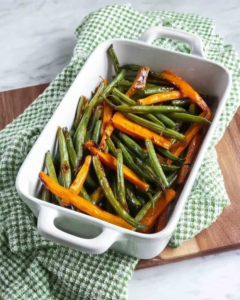 Roasted Green Beans and Carrots Recipe