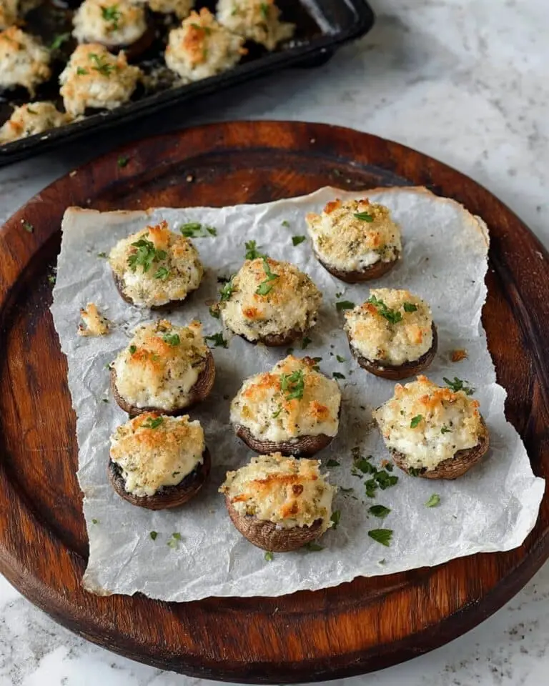Super Simple Stuffed Mushrooms Recipe