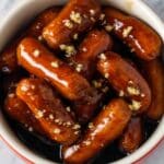 Honey Garlic Crock Pot Little Smokies Appetizer Recipe
