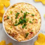 Crockpot Queso Chicken Dip or Meal Recipe