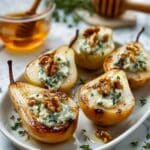 Elegant Blue Cheese Stuffed Pears Recipe