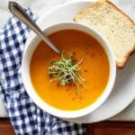 Carrot Ginger Soup with Miso Recipe