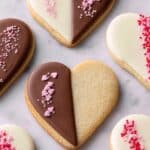 Valentine's Shortbread Hearts Recipe