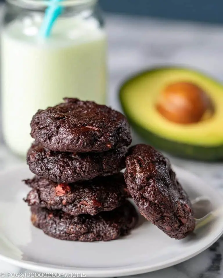 Healthy Chocolate Avocado Cookies Recipe