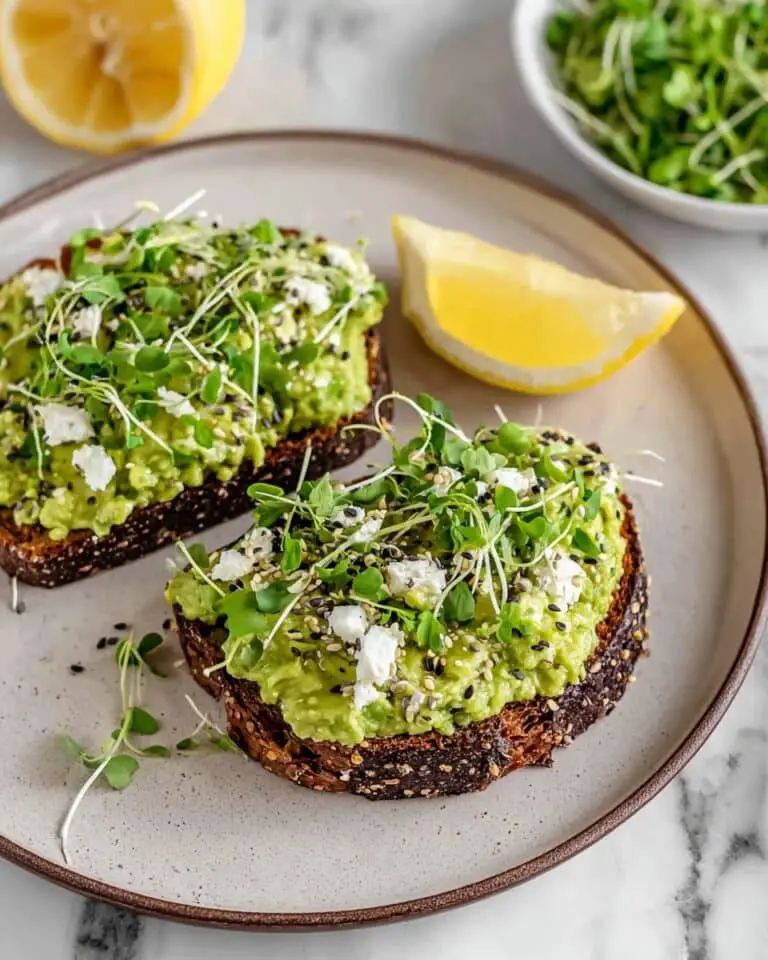 Smashed Avocado on Toast Recipe