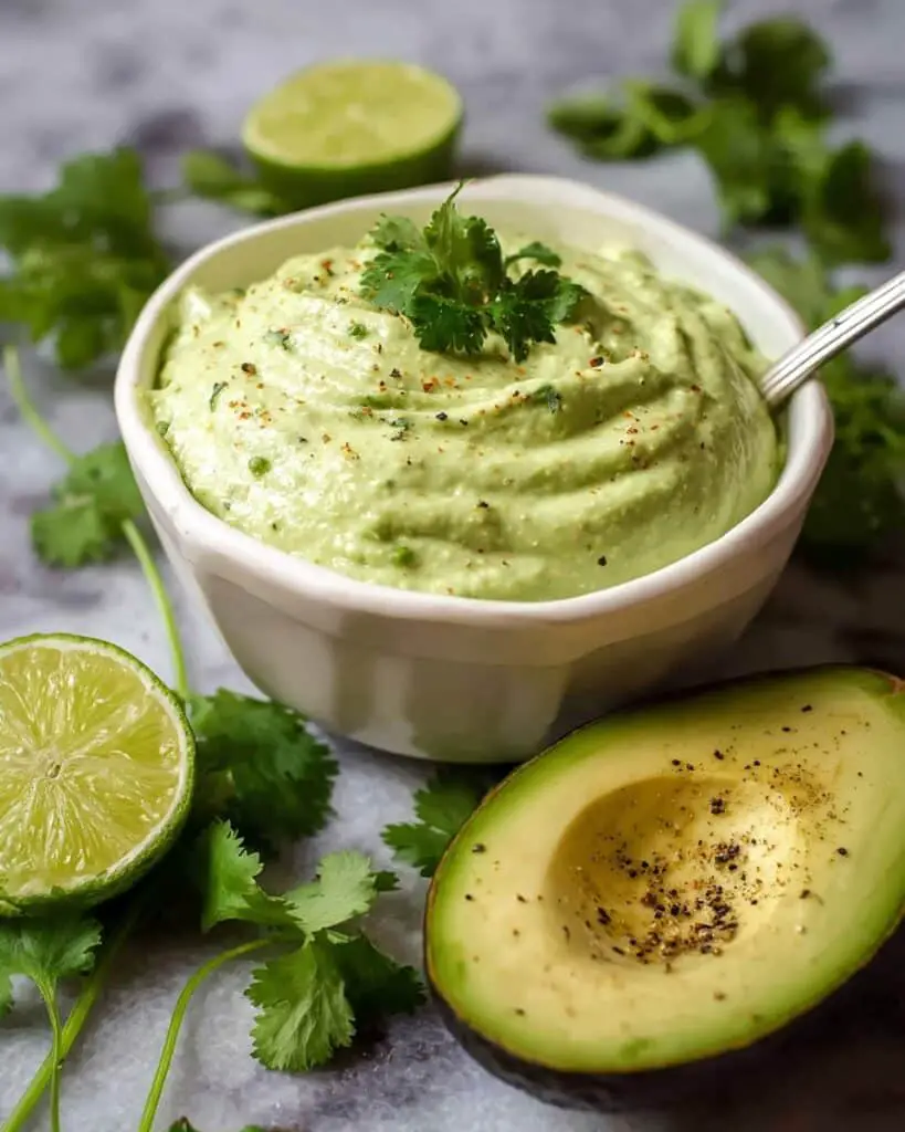Avocado Lime Crema Recipe