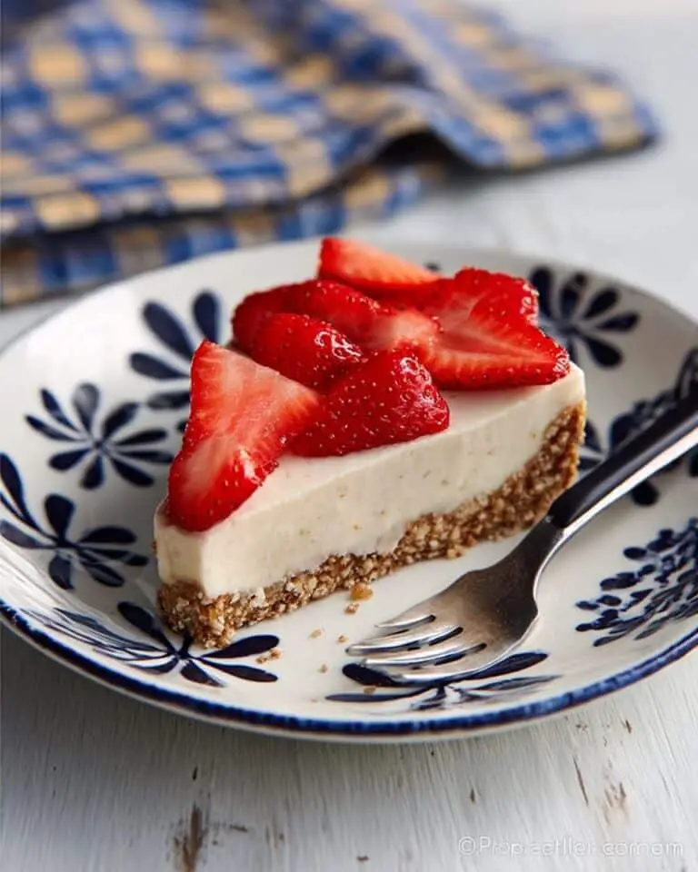 No-Bake Vegan Strawberry Pie Recipe