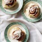 Cinnamon Rolls with Maple Cream Cheese Frosting Recipe