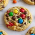 Soft and Chewy M&M Cookies Recipe