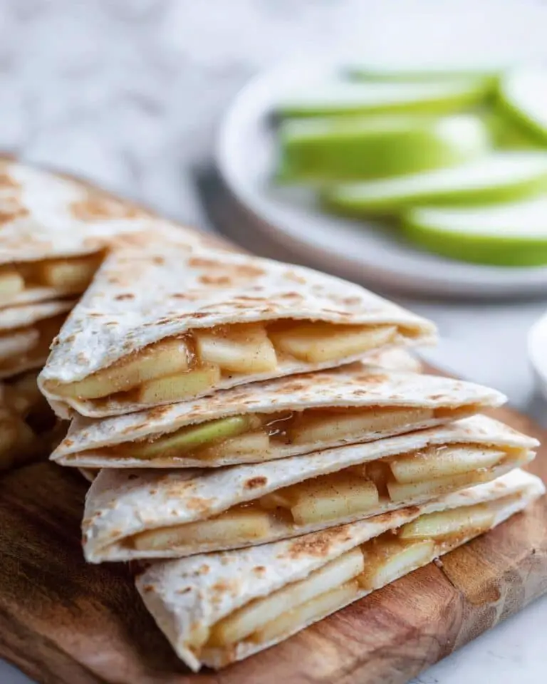 Spiced Apple Quesadillas Recipe