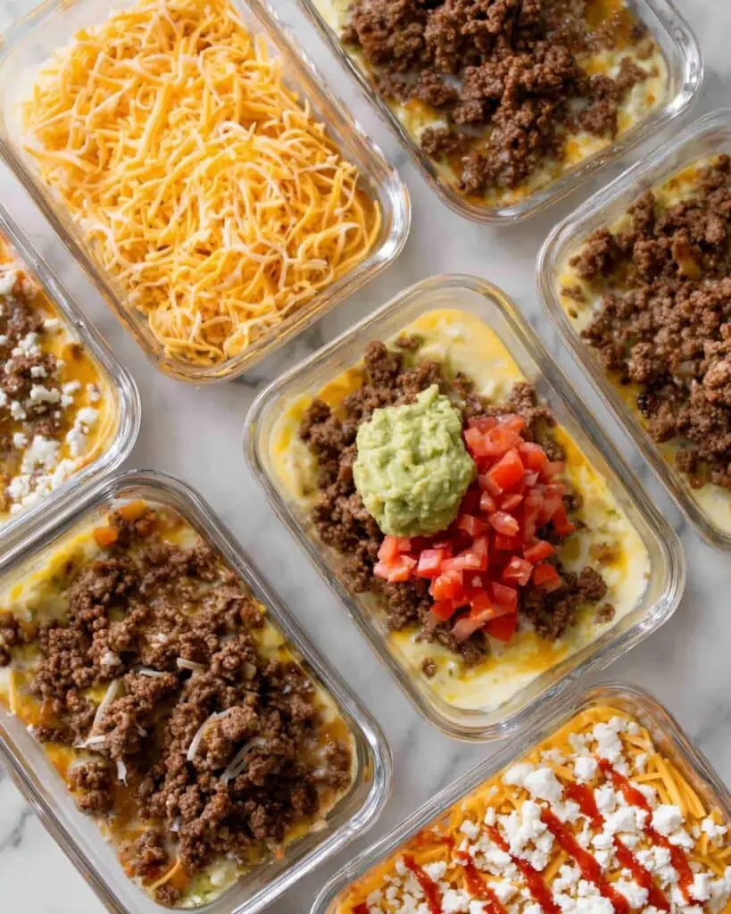 Meal Prep Breakfast Bowls with Sausage, Eggs, Cottage Cheese, and Hash Browns Recipe