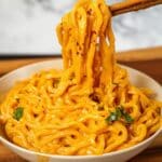 Creamy Gochujang Udon Noodles Recipe