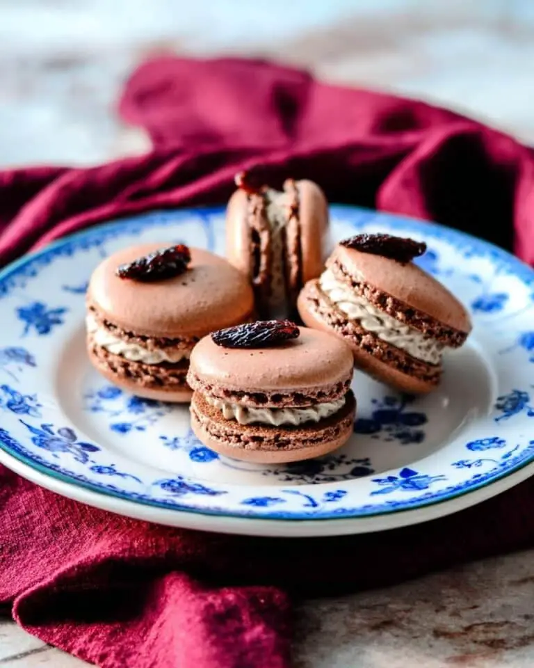 Beet Goat Cheese Savory Macaron Recipe