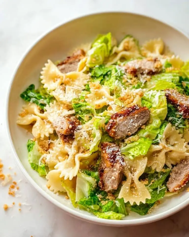 Chicken Caesar Pasta Salad Recipe