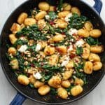 Pan-Fried Gnocchi with Fennel, Tomato, Spinach, and Feta Recipe