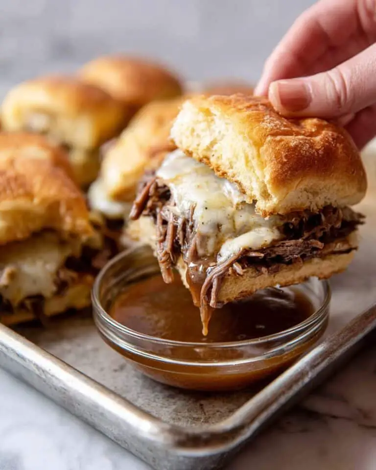 Delicious Slow Cooker French Dip Sandwiches Recipe