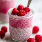Raspberry Chia Pudding Sweetened with Maple Syrup Recipe