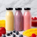 Homemade Drinkable Yogurt with Fruit and Honey Recipe