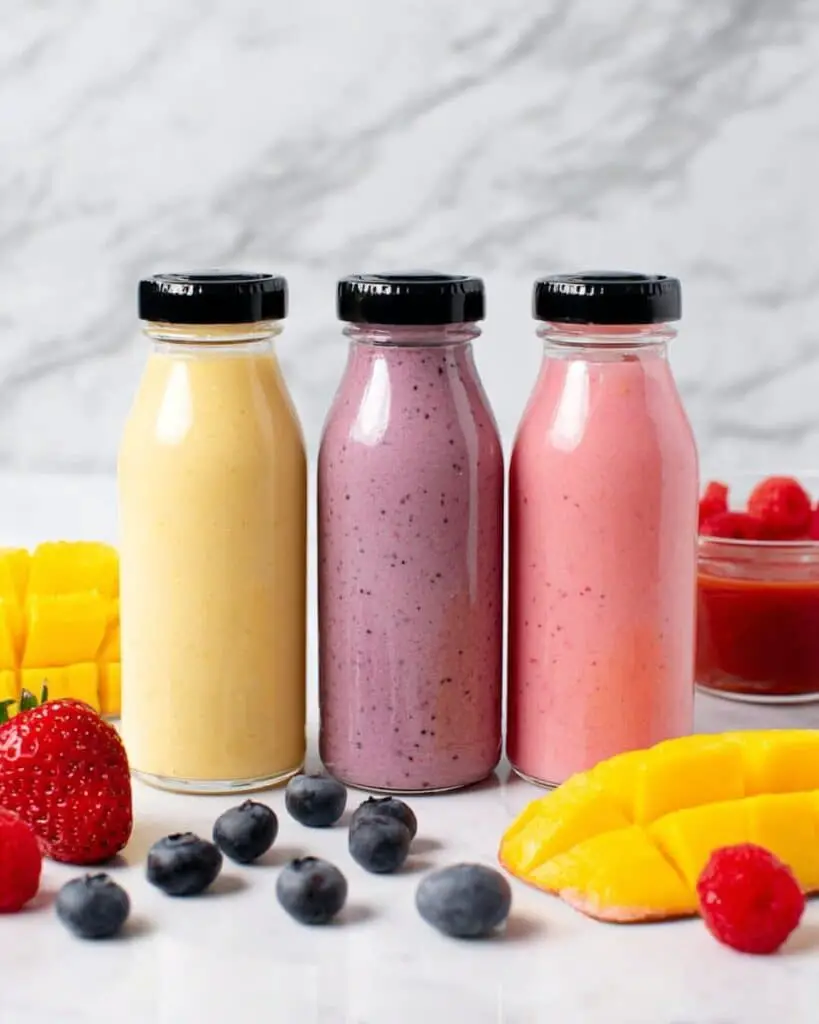 Homemade Drinkable Yogurt with Fruit and Honey Recipe