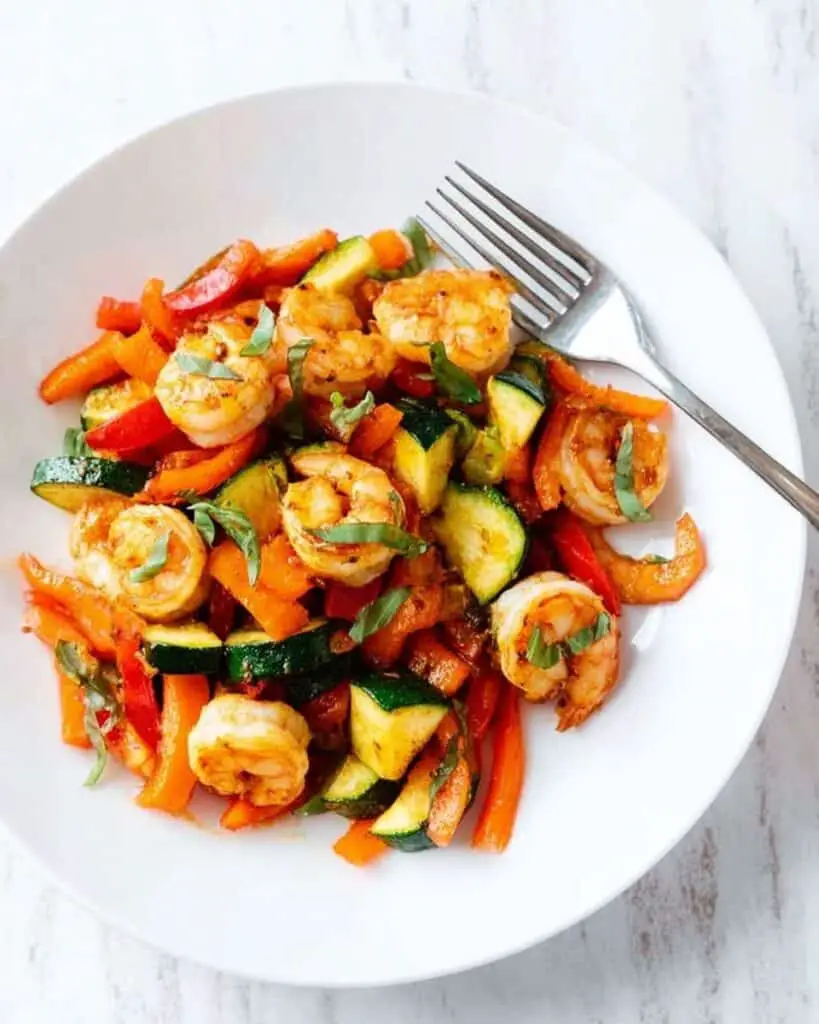 Shrimp and Vegetable Skillet Recipe