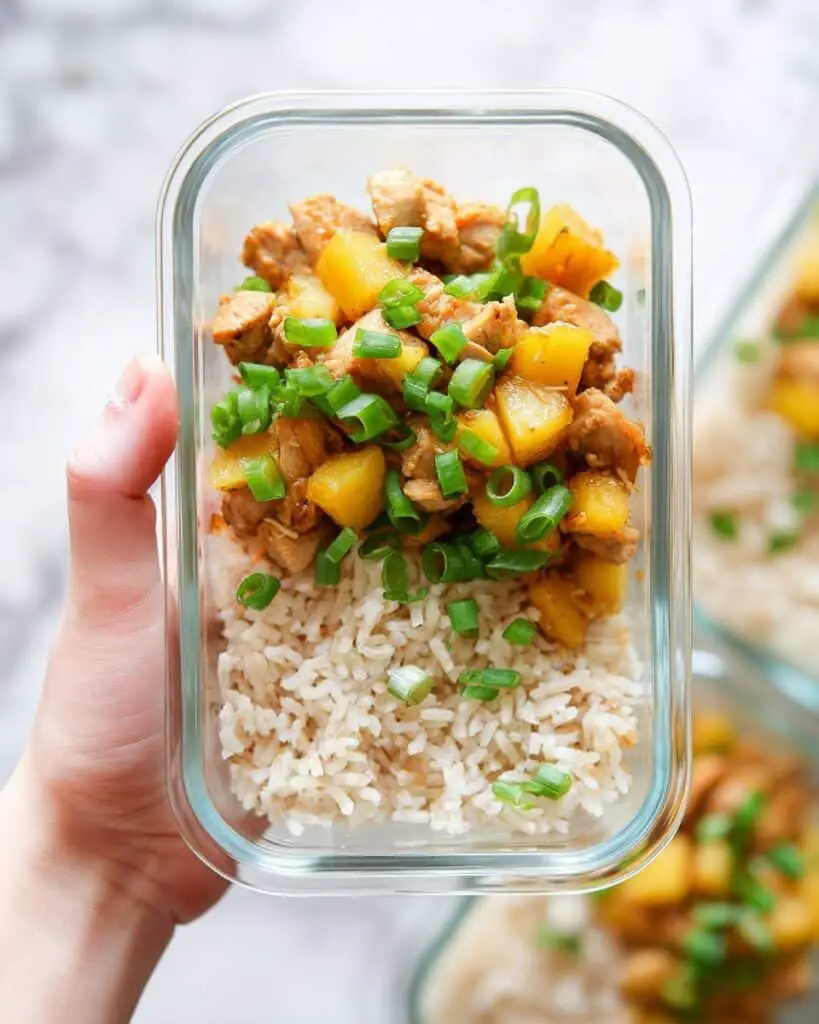 Spicy Pineapple Chicken Meal Prep Recipe