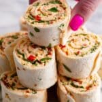 Chicken Taco Mexican Pinwheels Recipe