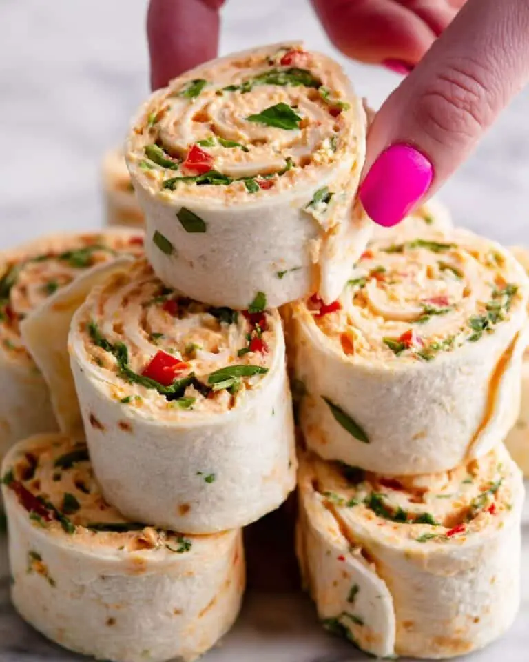 Chicken Taco Mexican Pinwheels Recipe