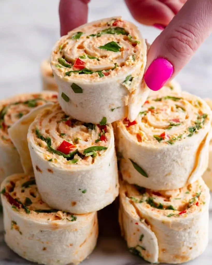 Chicken Taco Mexican Pinwheels Recipe