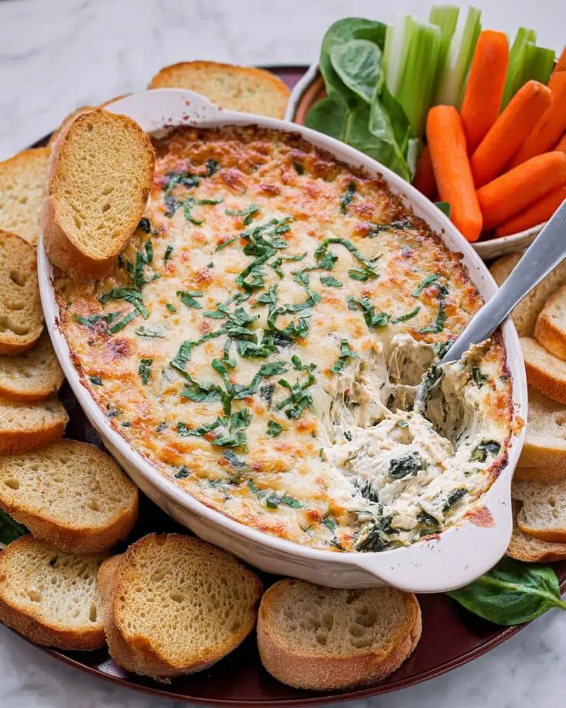 Spicy Italian Sausage Spinach Dip Recipe